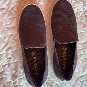 Rothy’s sneakers.  Gray size 9.5